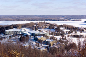 Deerhurst Resort winter viewpoint Deerhurst Resort winter viewpoint